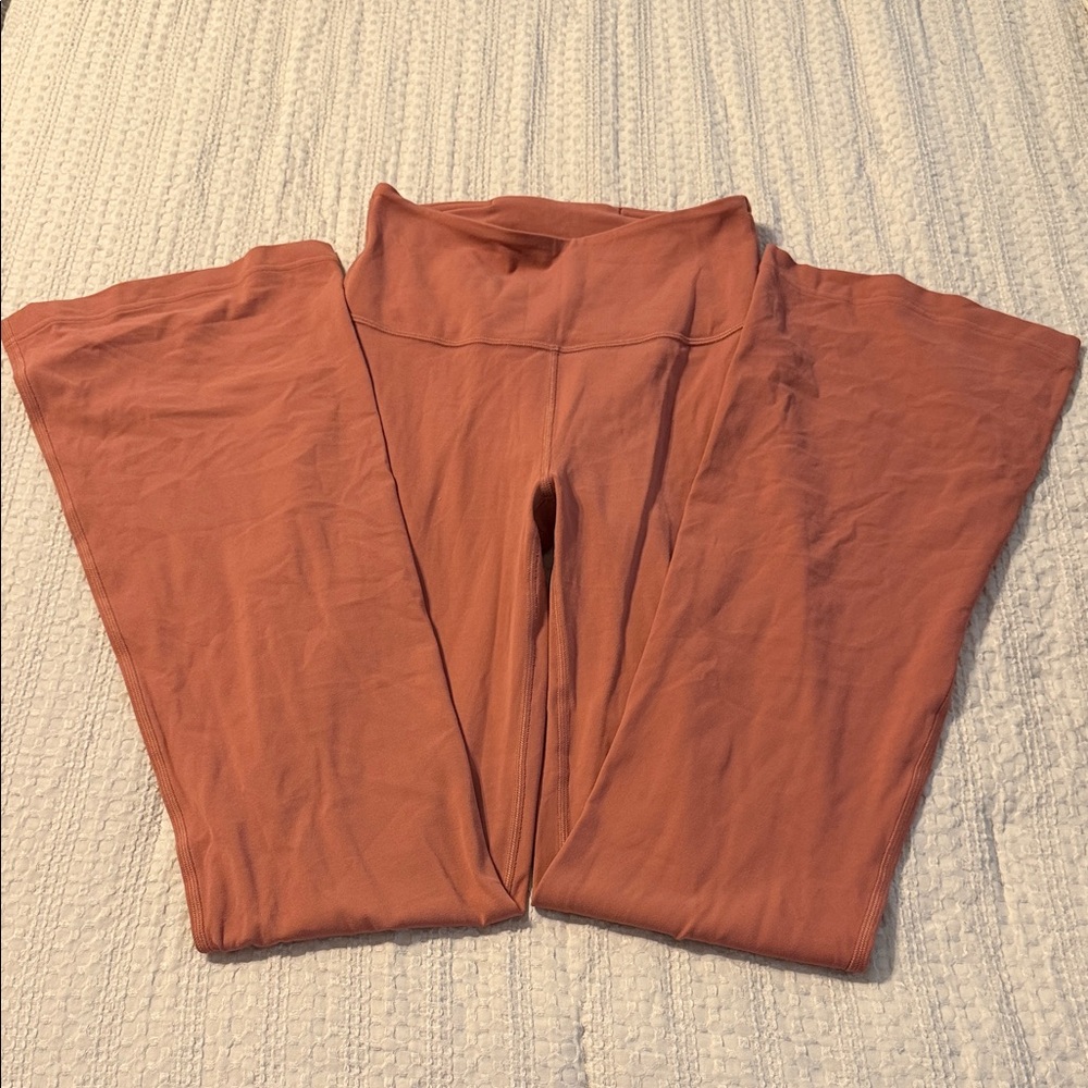 lululemon athletica High-Rise Wide-Leg Leggings in Terracotta